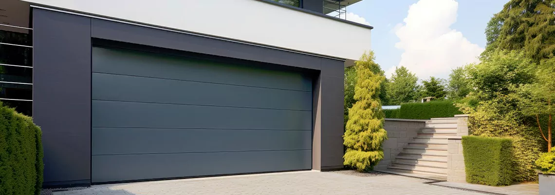 Haas Galvanized Steel Garage Door in Oswego, IL