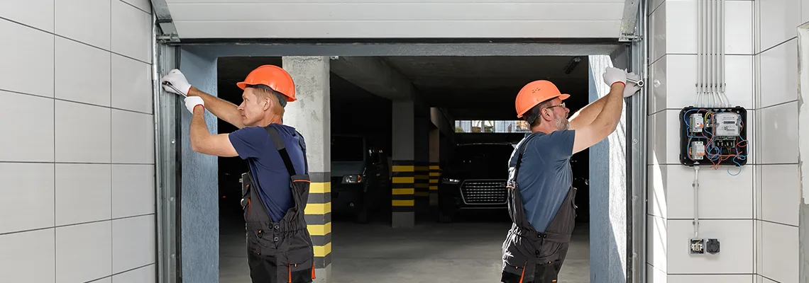 Wooden Garage Door Frame Repair in Oswego, Illinois